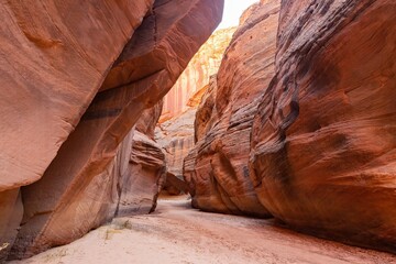 Beautiful landscape around Buckskin Gulch slot canyon