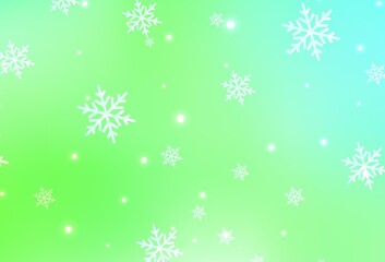 Light Green vector template in carnival style.