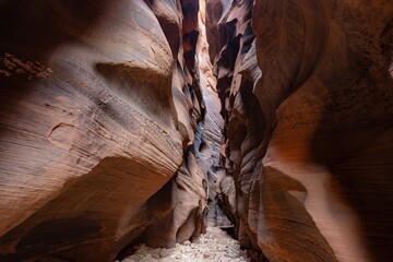 Beautiful landscape around Buckskin Gulch slot canyon