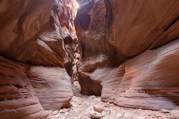 Beautiful landscape around Buckskin Gulch slot canyon
