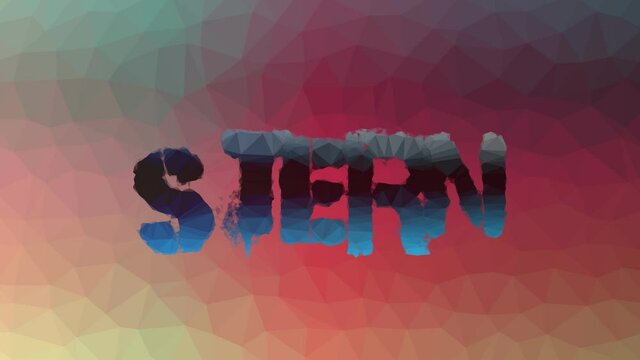 Stern fade techno tessellating looping pulsing triangles