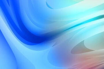 Fototapeta premium Abstract background with colorful gradient. Vibrant graphic wallpaper with stripes design. Fluid 2D illustration of modern movement.