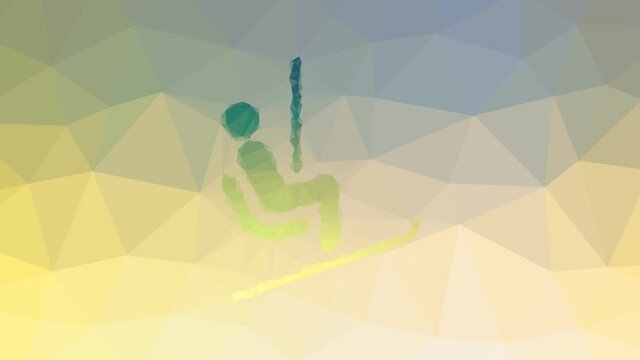 chair lift fade weird tessellating looping pulsing triangles
