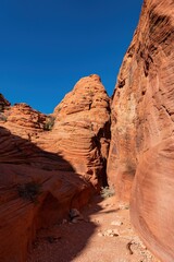 Beautiful landscape around Buckskin Gulch slot canyon