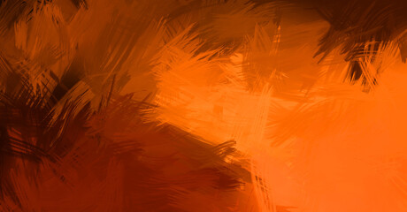 Abstract background of colorful brush strokes. Brushed vibrant wallpaper. Painted artistic creation. Unique and creative illustration.