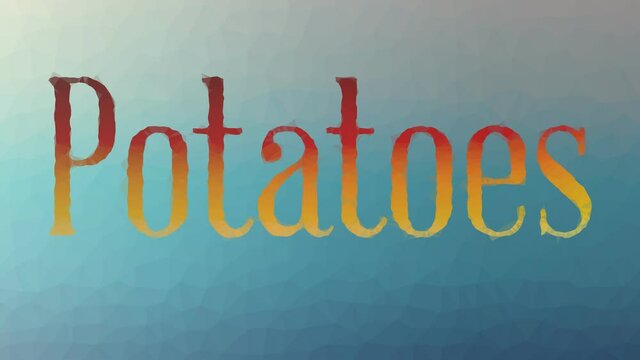 Potatoes Dissolving Strange Tessellation Looping Moving Triangles