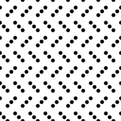 Dots seamless pattern. Circles ornament. Dot shapes motif. Circle forms backdrop. Dotted wallpaper. Rounds background. Digital paper, textile print, web design, abstract image. Vector illustration.