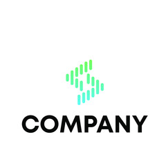 letter S technology logo design