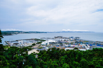 Fototapeta na wymiar 江ノ島からの景色