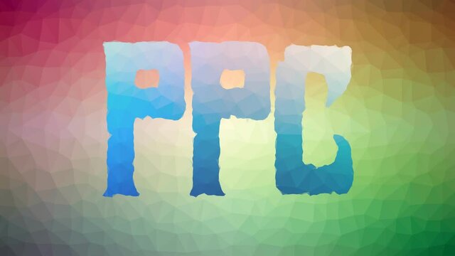 Ppc Appearing Techno Tessellation Looping Animated Polygons