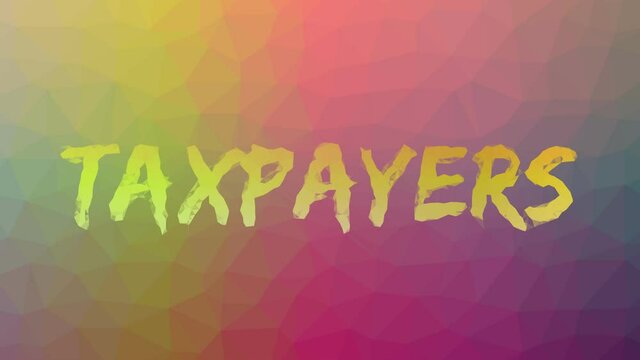 Taxpayers Dissolving Modern Tessellating Looping Animated Polygons