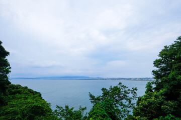 Obraz na płótnie Canvas 江ノ島の海