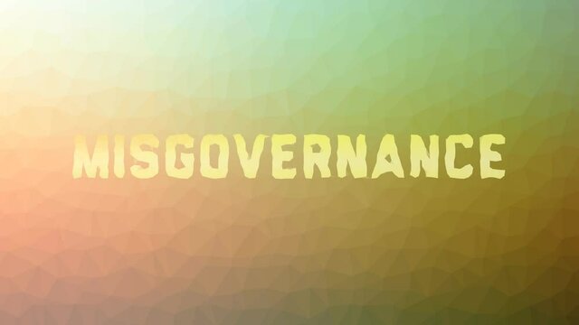 Misgovernance Fade Strange Tessellated Looping Pulsing Polygons