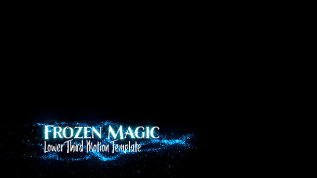Frozen Magic Lower Third
