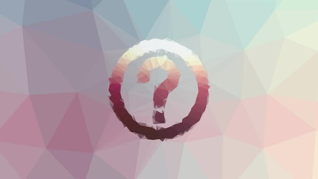 information question help dissolving strange tessellation looping pulsing triangles