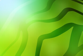 Light Green, Yellow vector colorful blur background.