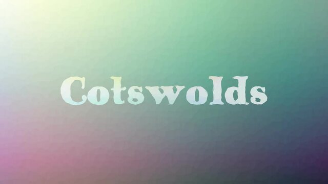 Cotswolds fade techno tessellated looping pulsing triangles