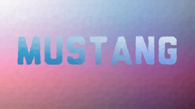Mustang fade interesting tessellating looping moving triangles