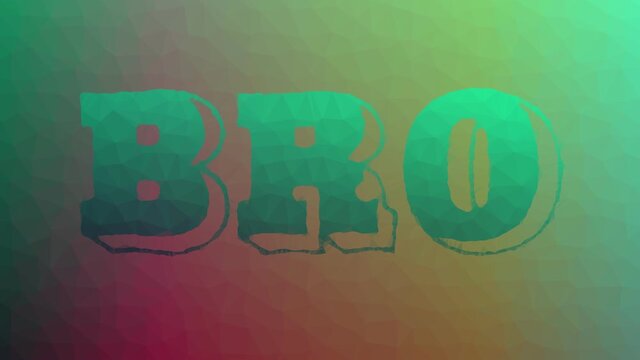 Bro Dissolving Interesting Tessellating Looping Animated Polygons