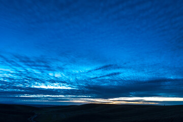 Sunset over the Palouse in Autumn, WA