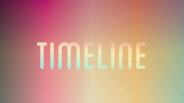 Timeline appearing technological tessellated looping pulsing triangles