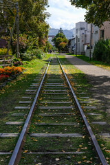 Obraz premium 北海道小樽の手宮線跡