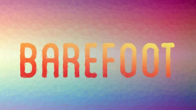 Barefoot fade weird tessellating looping animated polygons