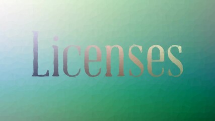 Licenses Fade Strange Tessellation Looping Pulsing Polygons