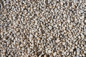 The texture of gravel as a background.