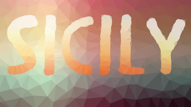 Sicily fade interesting tessellation looping moving polygons