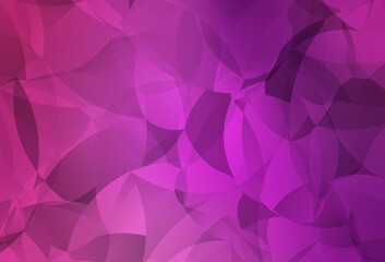 Light Pink vector polygonal background.