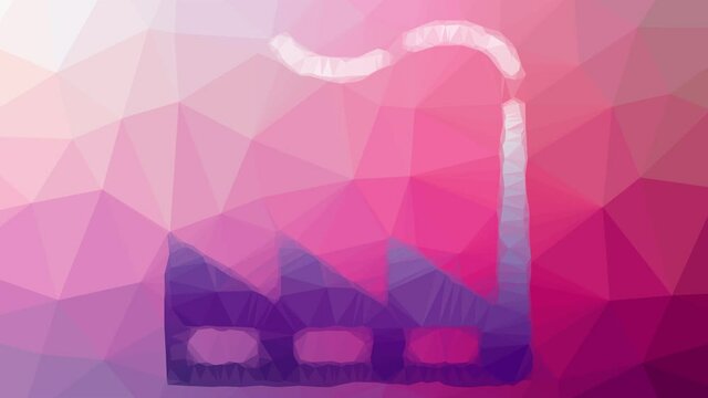 buildings factory fade interesting tessellating looping moving triangles