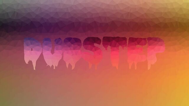 Dubstep Fade Interesting Tessellated Looping Animated Triangles