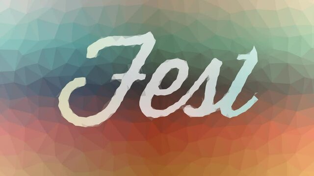 Fest appearing interesting tessellated looping moving polygons