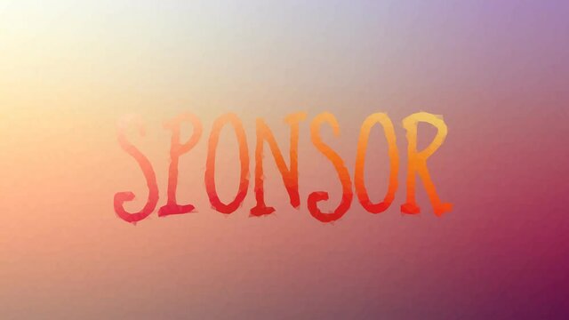 Sponsor Appearing Techno Tessellating Looping Animated Triangles