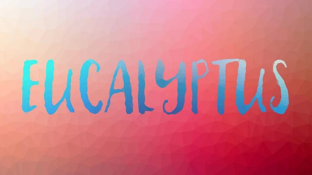 Eucalyptus fade technological tessellated looping moving triangles