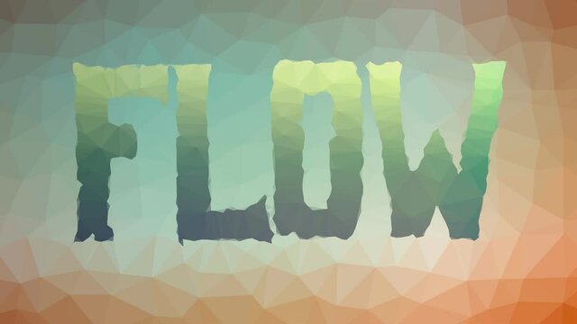 Flow Fade Techno Tessellated Looping Animated Polygons