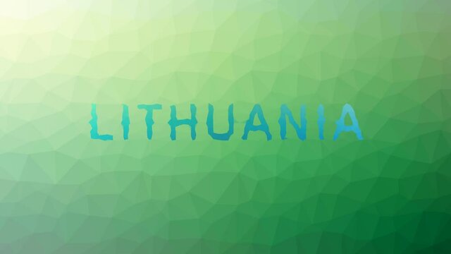 Lithuania fade modern tessellation looping pulsing triangles