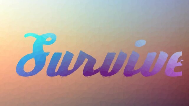 Survive Dissolving Weird Tessellated Looping Pulsing Polygons