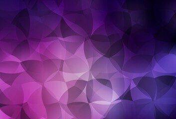 Dark Pink vector abstract mosaic background.