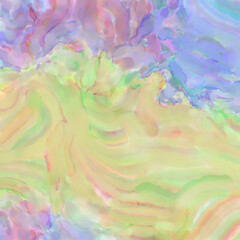 Abstract texture. Expressive handmade watercolors on surface. Watercolor brushstrokes. Modern art. Multi color backdrop. Contemporary wall art. Colorful backdrop. 2d illustration.