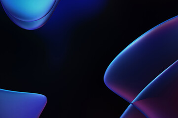 Abstract background. Fluid color gradient waves, with dynamic motion. Neon colorful abstract design of light waves. Illustration For Wallpaper, Banner, Background, Card, Book Illustration, website.