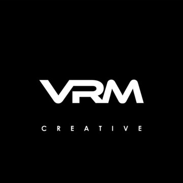 VRM Letter Initial Logo Design Template Vector Illustration