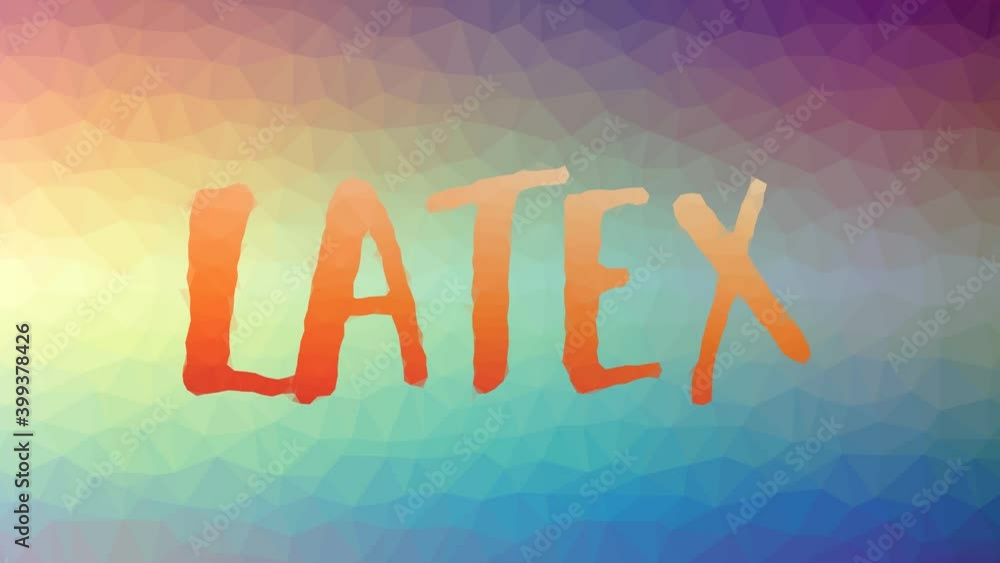 Poster latex dissolving interesting tessellated looping pulsing triangles
