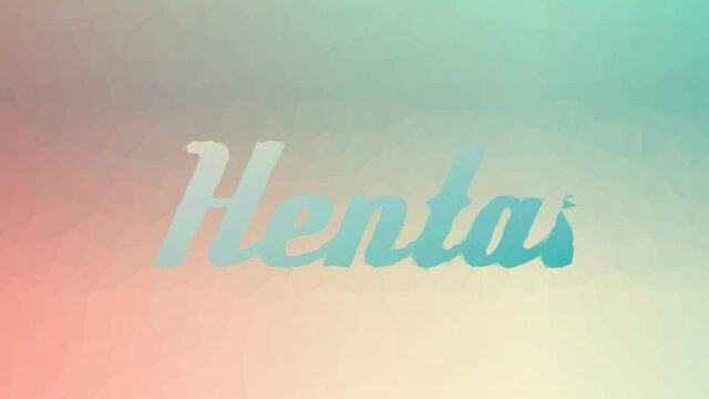 Hentai Dissolving Weird Tessellated Looping Animated Triangles