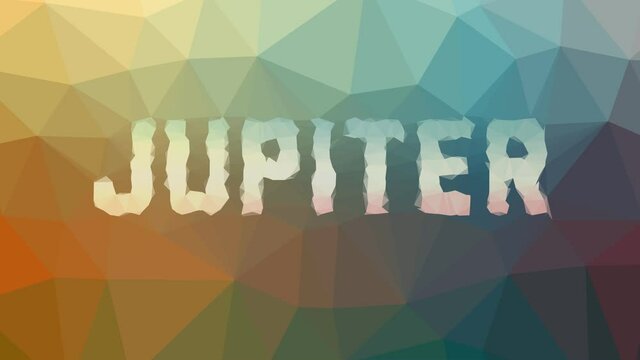 Jupiter fade techno tessellation looping moving polygons
