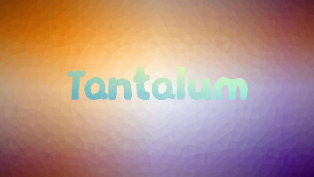 Tantalum Fade Strange Tessellation Looping Moving Polygons