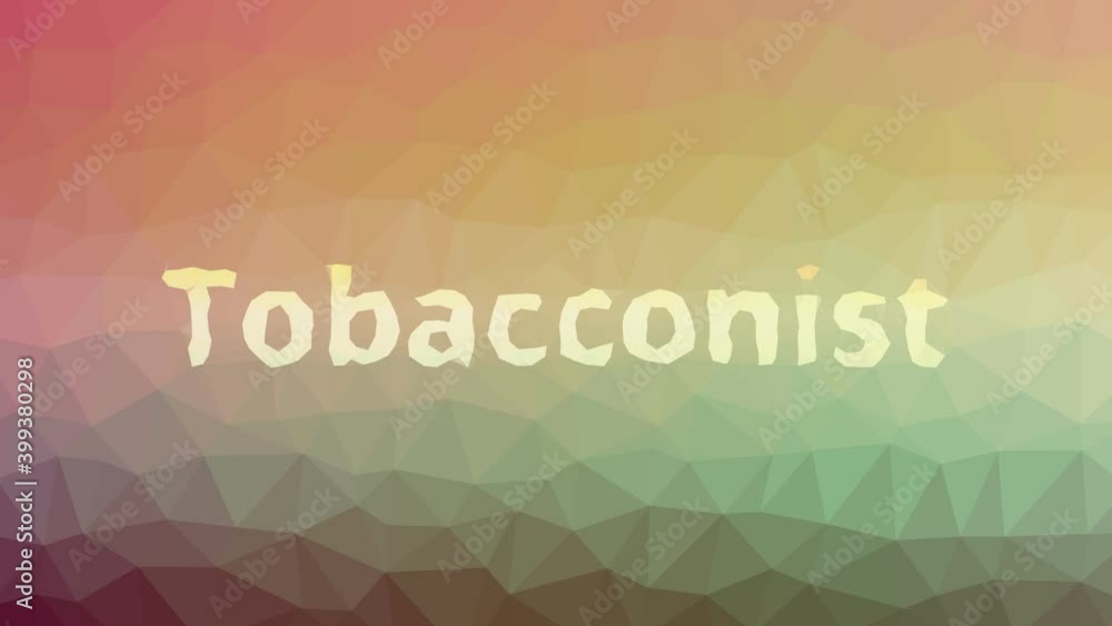 Aufkleber tobacconist fade technological tessellation looping pulsing triangles