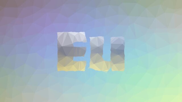 Eu Fade Modern Tessellated Looping Moving Polygons