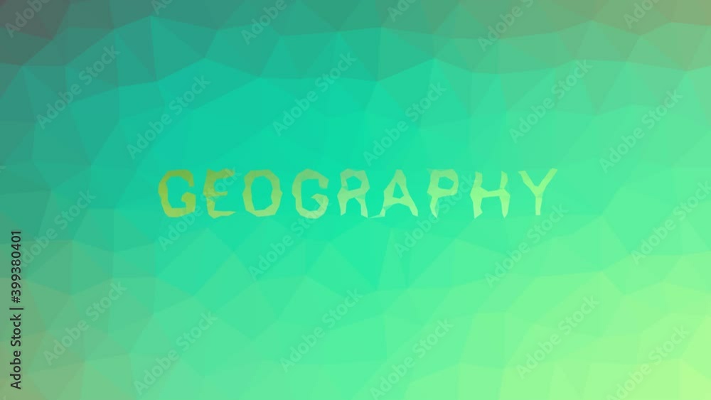 Poster geography fade technological tessellating looping pulsing triangles